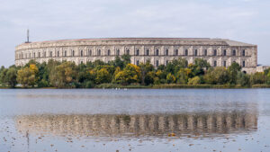 Coliseum building in Nuremberg. Congresses Centre, Nuremberg Dokumentationszentrum Reichsparteitagsgel nde