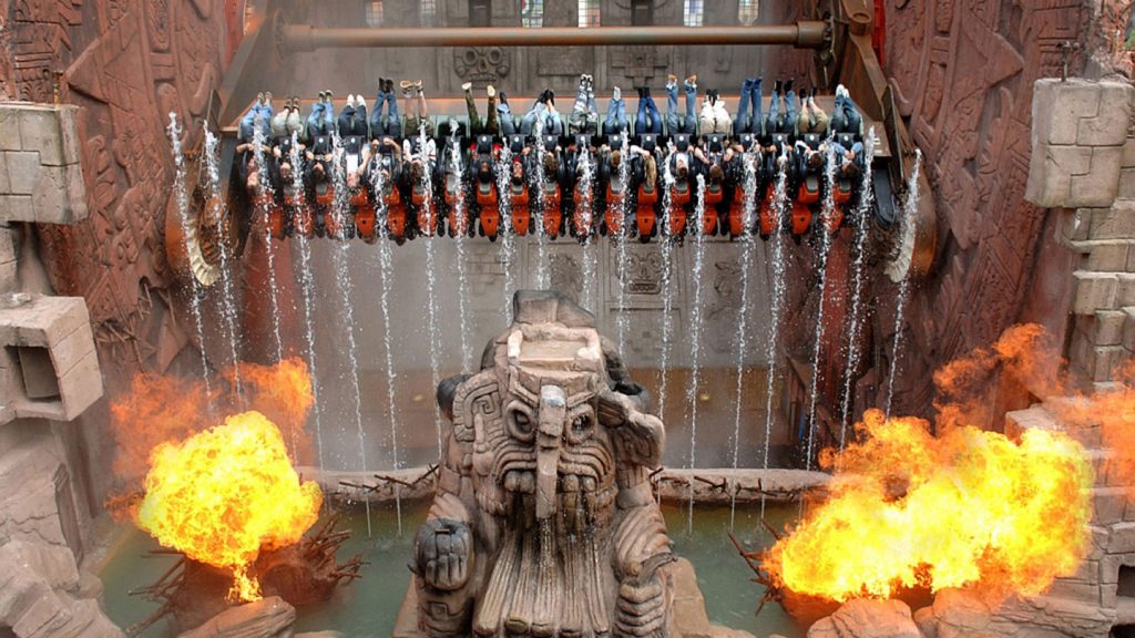 Attraction at the Phantasialand Theme Park