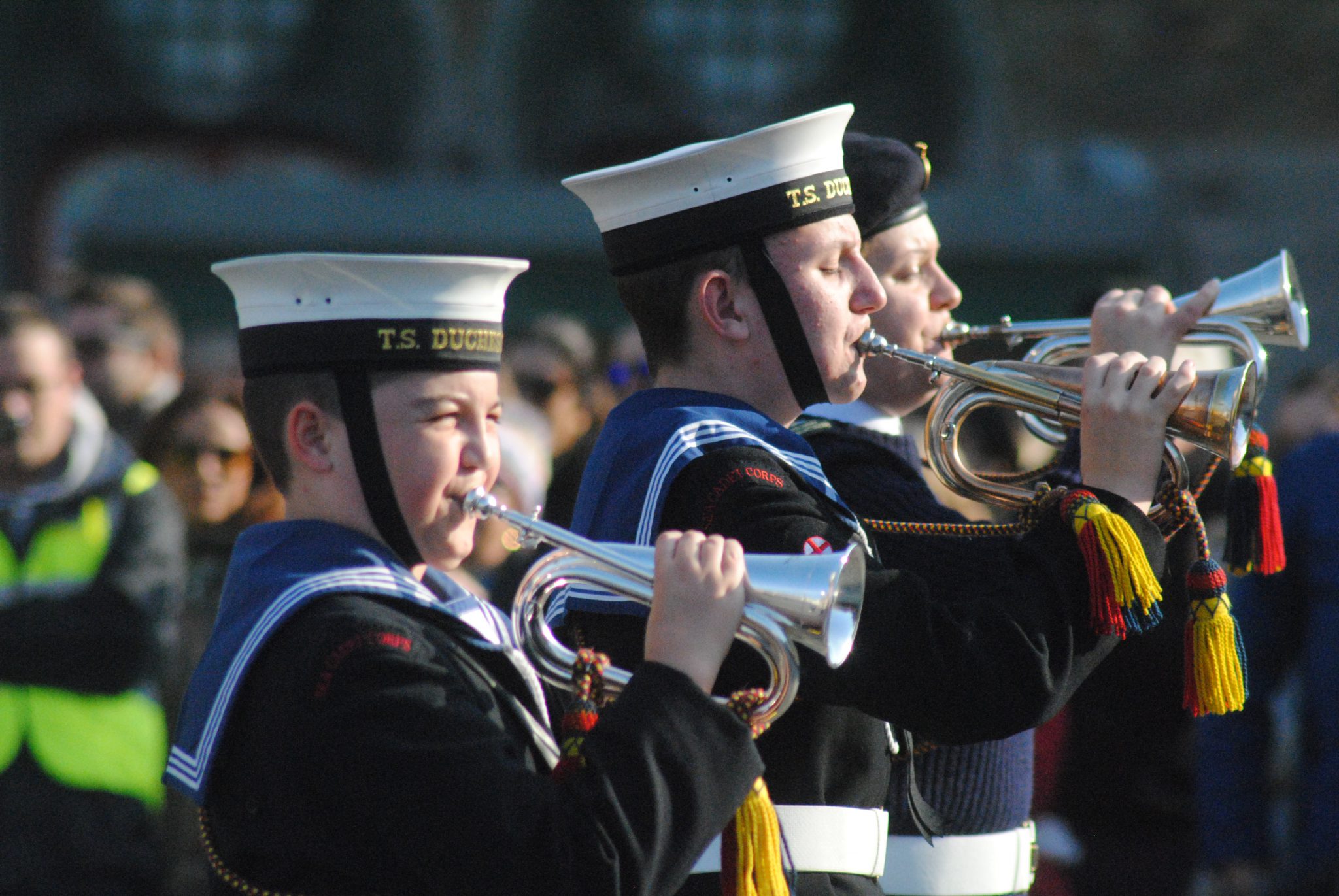 Biggleswade Sea Cadet Marching Band - Bruges Market Square (54)