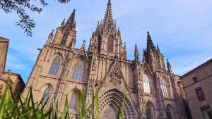 The majestic Cathedral of Barcelona