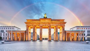 The Brandenburg Gate in Berlin