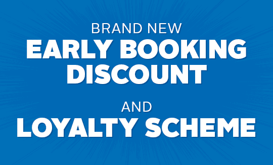 Early Booking Discount and Loyalty Scheme