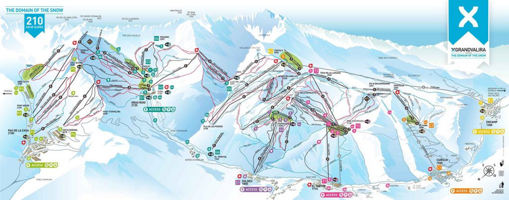 Grandvalira Piste Map