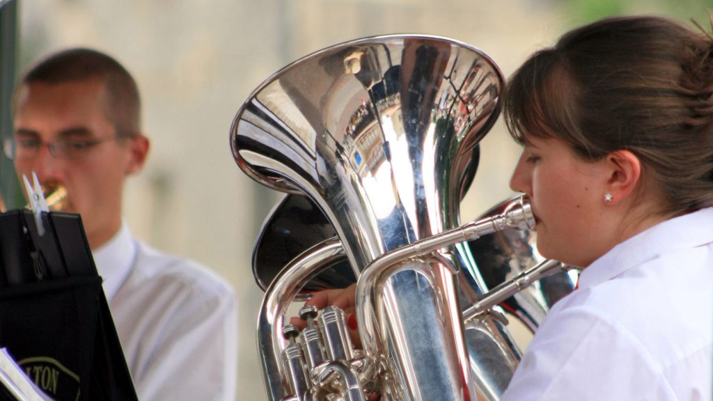 Performance during a Youth Concert Tour to Belgium