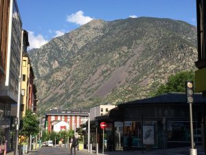 Pedestrianised shopping in Andorra la Vella