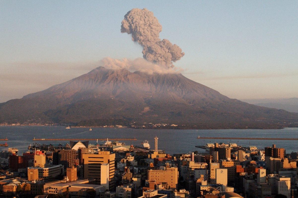 Sakurajima Volcano Eruption