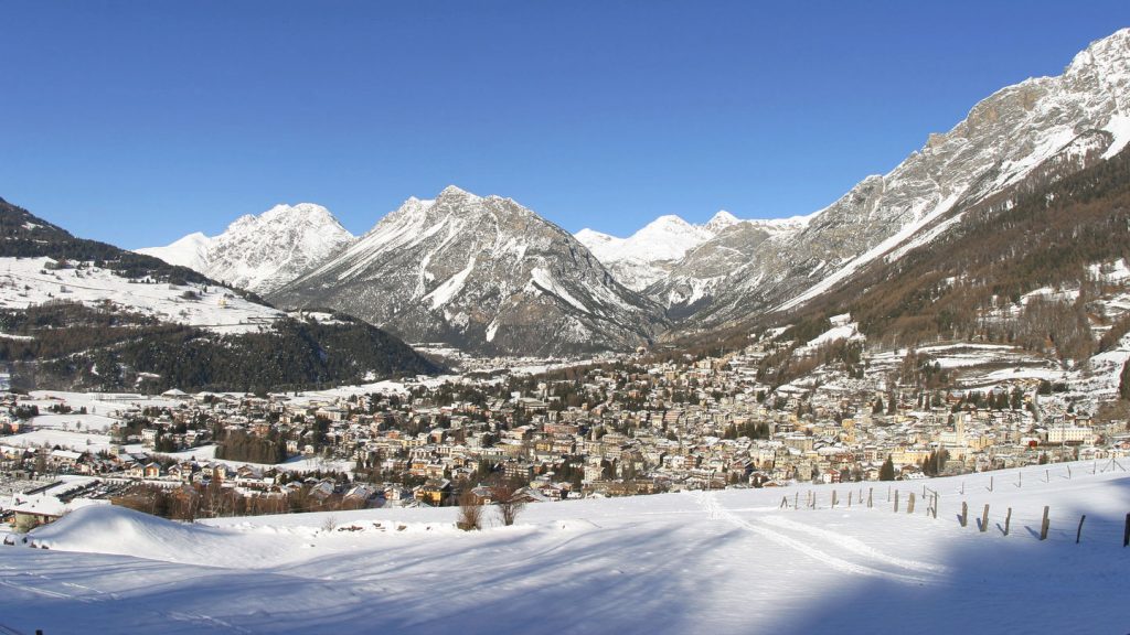 View over Bormio