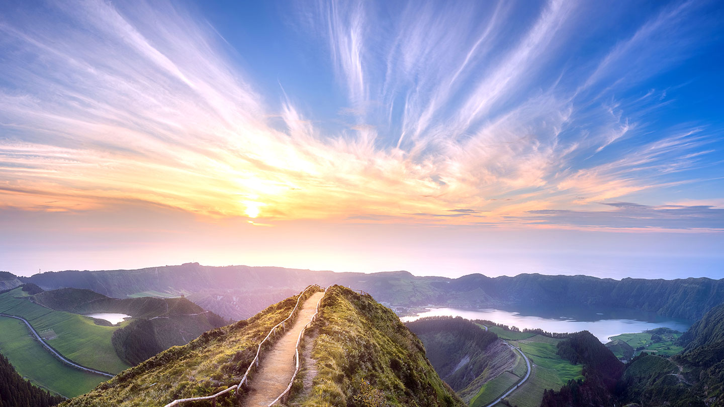 The beautiful skies of the Azores on a Geography School Trip