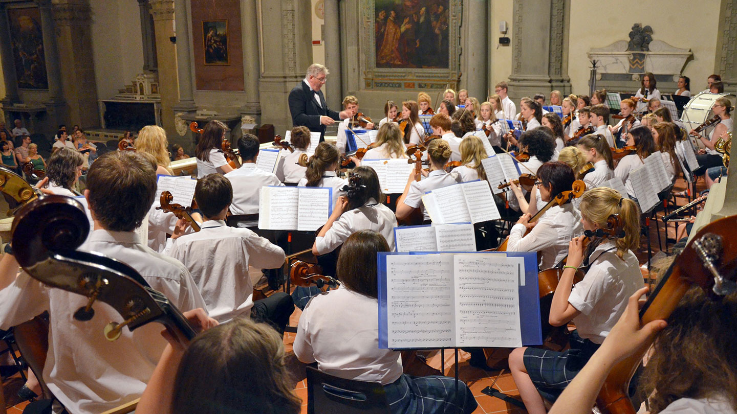 Youth Concert Performance in Tuscany