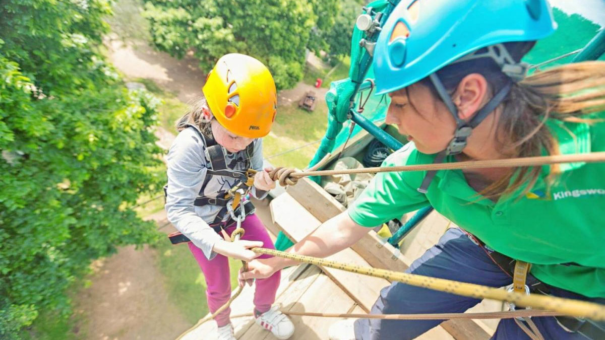 abseiling