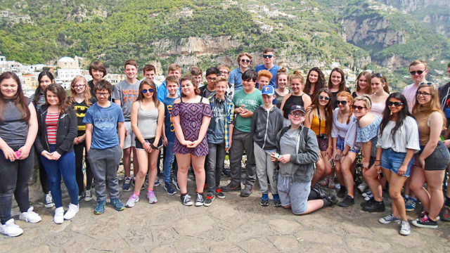 Students in Italy