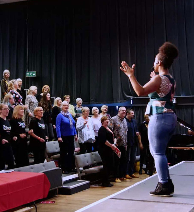 A choir workshop with a class involved. As the UK Choir Festival Manchester 2023 is Back, you can get involved too!