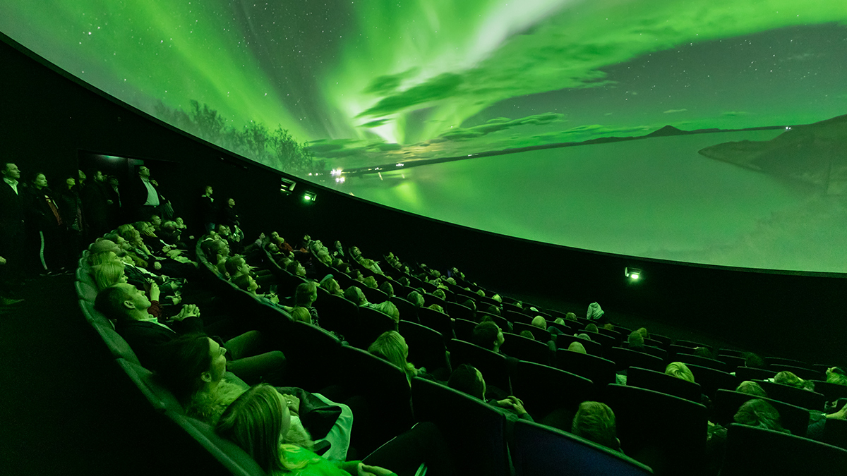 Northern Light Show, Perlan Museum, Iceland