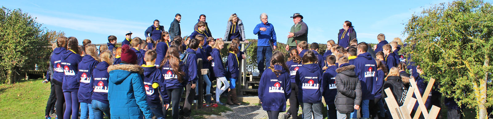 Students on a School History trip