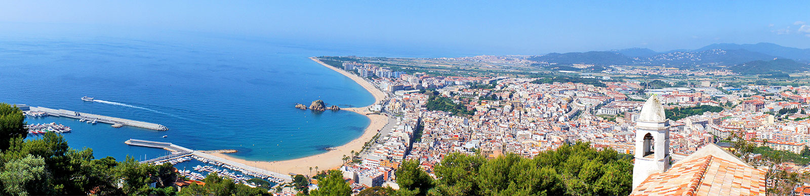 Spain coast line