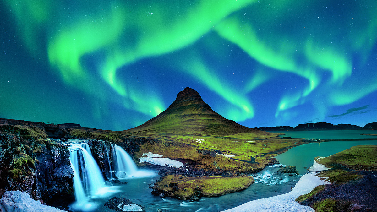 northern lights in Iceland