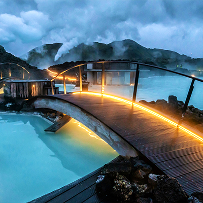 The Blue Lagoon in Iceland, one of the most popular places to visit whilst on an Iceland School Trip