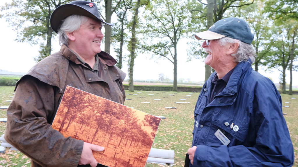 History Tour Guides - Richard and Trevor in Belgium