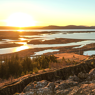 The Golden Circle, Thingvellir National Park - one of the most popular places to visit whilst on an Iceland school trip