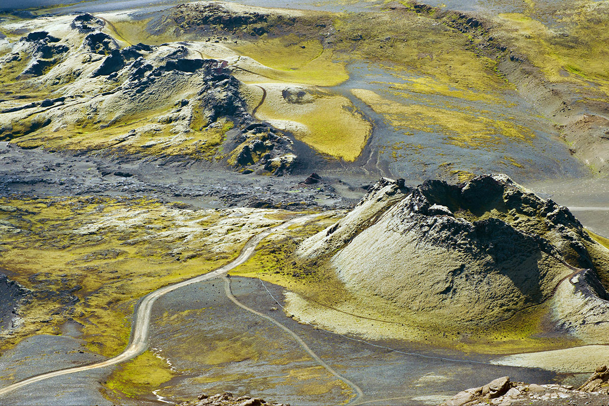 Skaftáreldar “Fires of Skaftá” Volcanic Ridge in Iceland