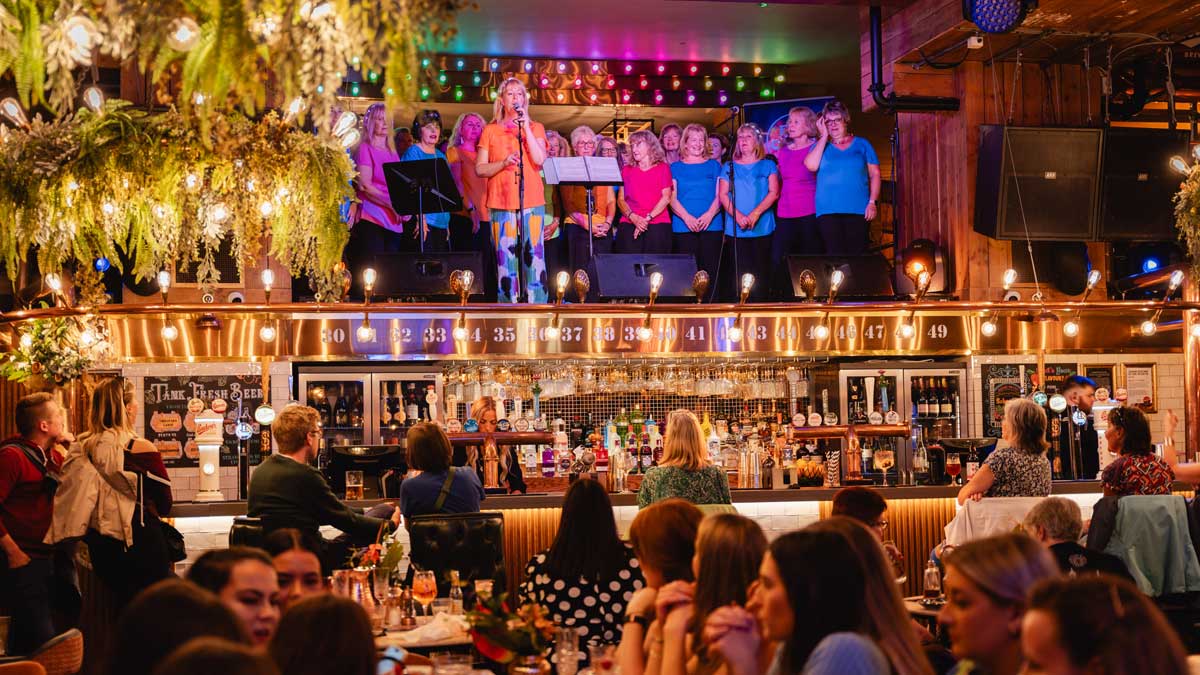 Fab Choir perform at Brewhemia, one of many Edinburgh Fringe Venues