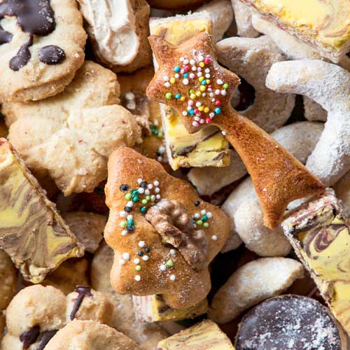 German traditional Christmas cookies freshly baked are one of the Christmas traditions from around the world.