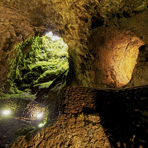 Gruta do Carvao on the Azores.