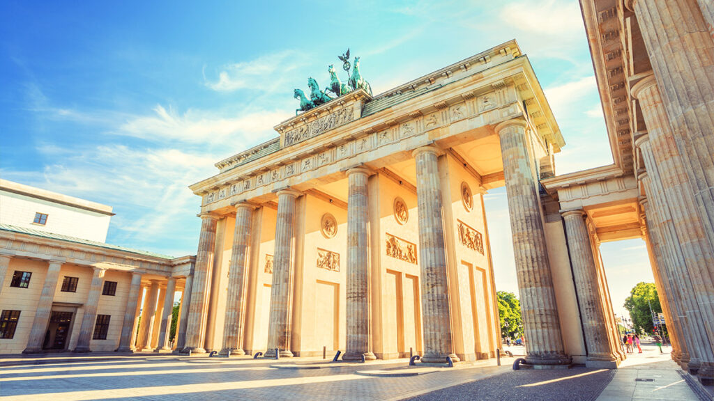 The Brandenburg Gate in Berlin