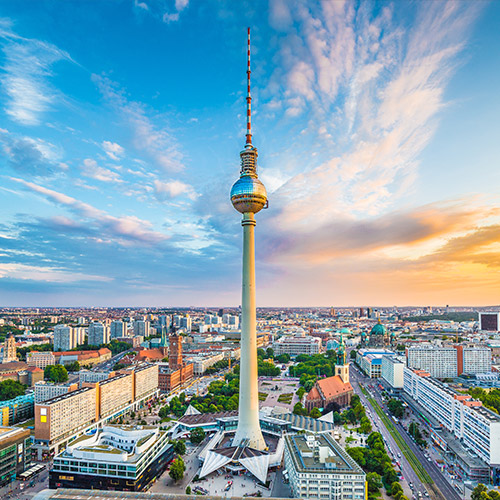 Berlin TV Tower in Germany