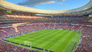 Metropolitano Stadium & x28;Spanish: Estadio Metropolitano& x29;, also referred to as Riyadh Air Metropolitano
