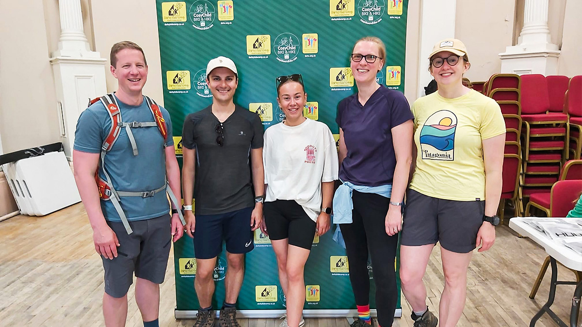 Rayburn Staff at the Cosy Child Bike and Hike 2025 walk