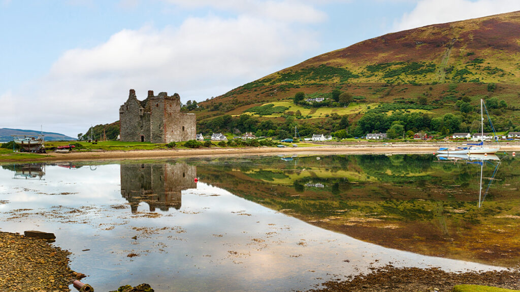 scenic view of the isle of arran