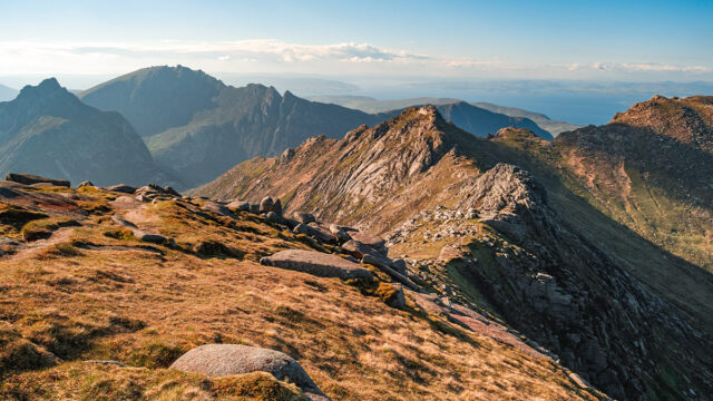 scenic view of the isle of arran