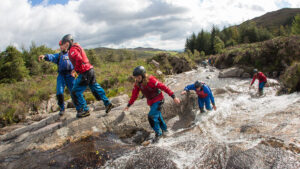Gorge walking at Isle of Arran