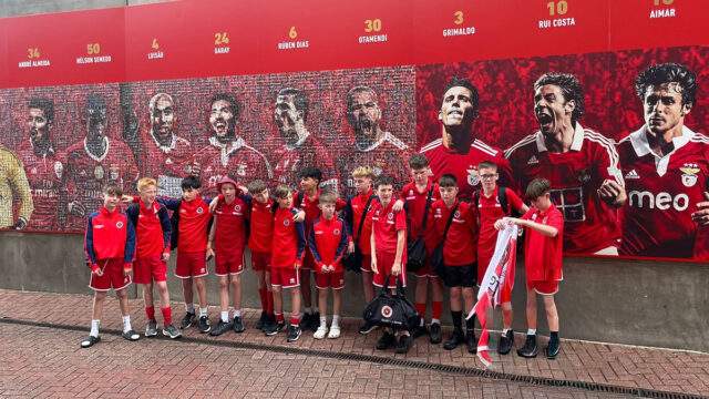 School group on a tour to Portugal