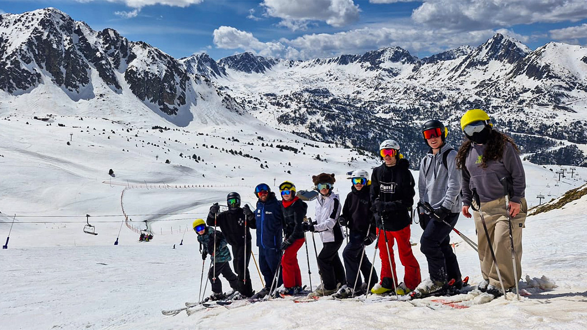 Priory Academy School on their Ski Trip